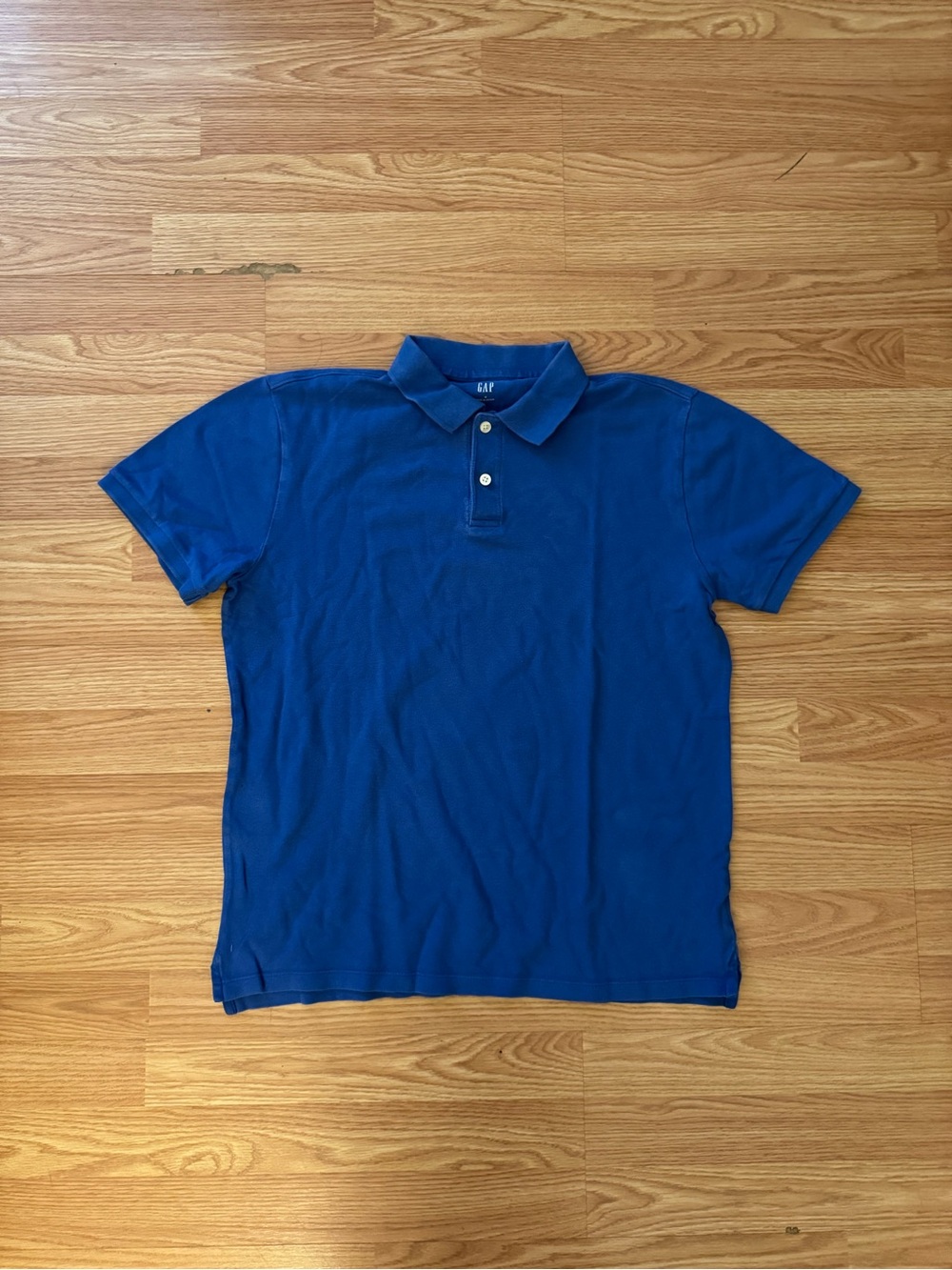 GAP Royal Blue Short-Sleeve Polo
